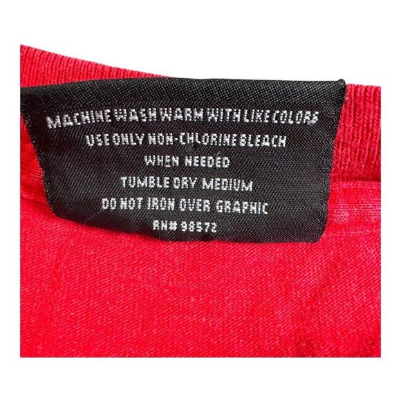 Steve & Barrys Ohio State University T-Shirt Red Size L Cotton Short Sleeve READ - Picture 5 of 7